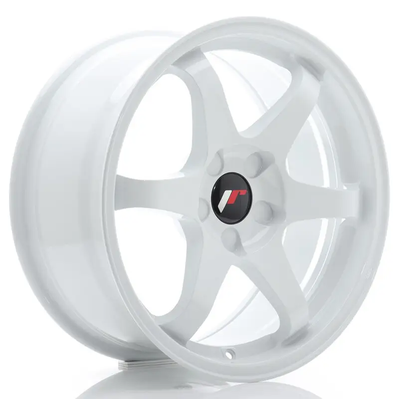 Japan Racing JR-3 17x8" (5 trous - sur mesure) ET20-35, Blanc Offre Limitée