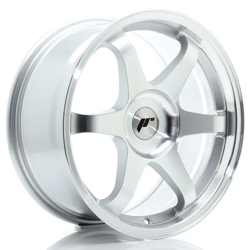 Japan Racing JR-3 17x8" (4 & 5 trous - sur mesure) ET20-35, Gris Argenté Certifié
