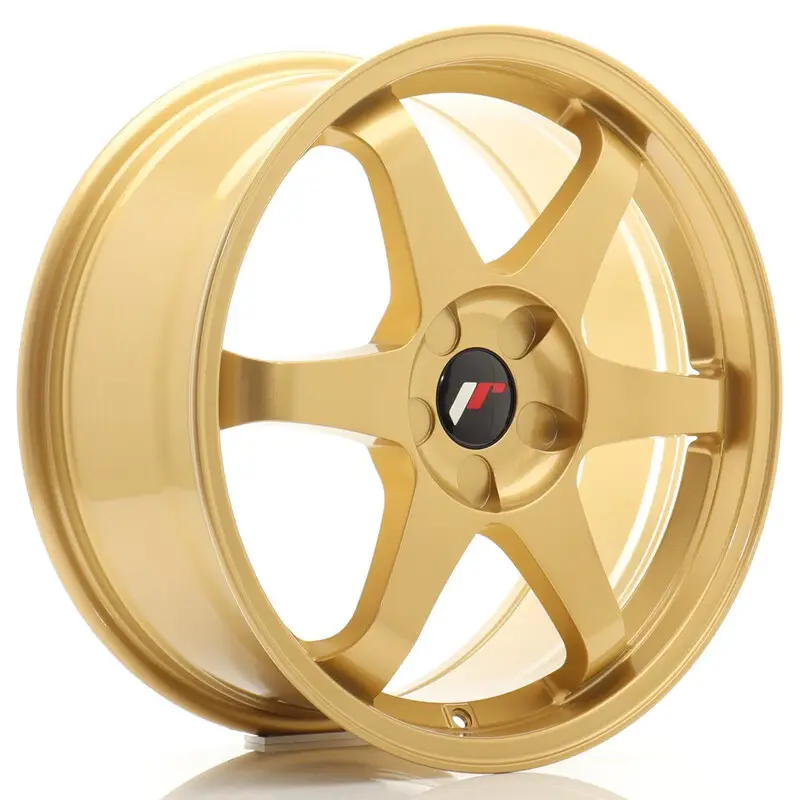 Japan Racing JR-3 18x8" (5 trous - sur mesure) ET20-45, Or / Doré Commande En Gros