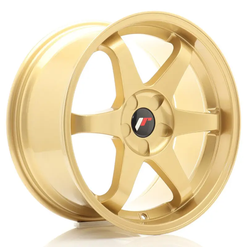 Japan Racing JR-3 Extreme Concave 18x9" (5 trous - sur mesure) ET15-40, Or / Doré Nouvelle Collection