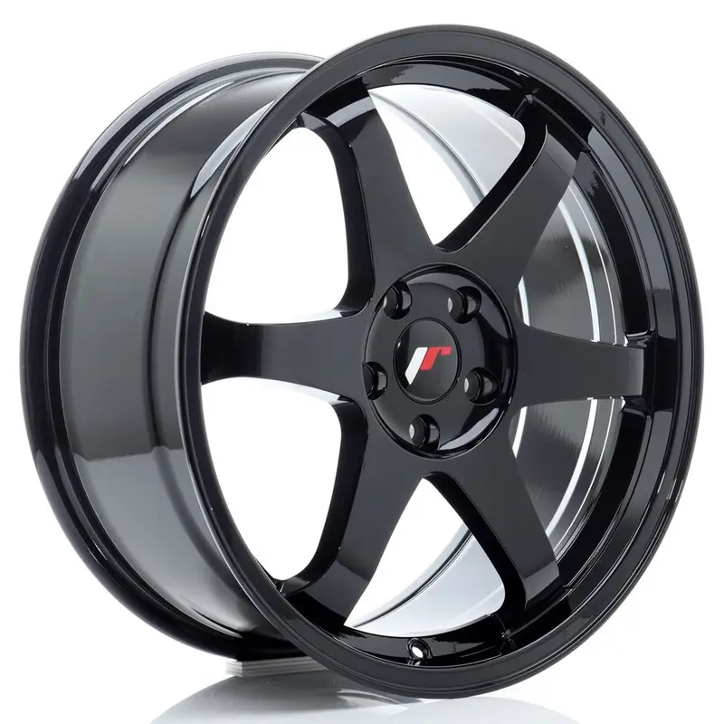 Japan Racing JR-3 19x8.5" 5x114.3 ET42, Noir Brillant Offre Limitée