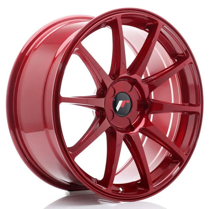Japan Racing JR-11 19x8.5" (5 trous - sur mesure) ET20-42, Rouge Prix Choc