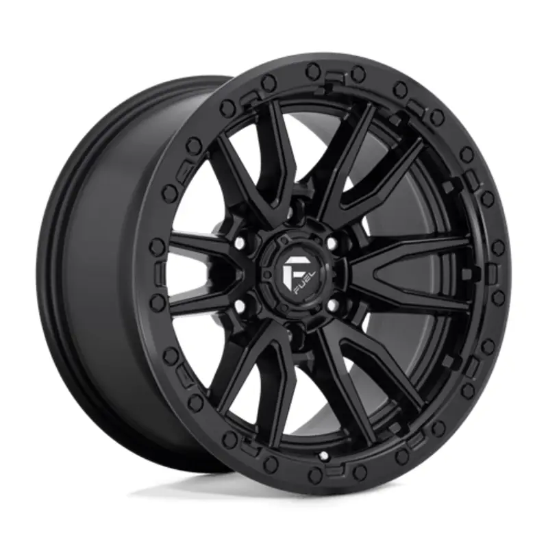 Achat Immédiat Fuel D679 Rebel 18X9 6x139.7 ET-12, Noir Mat