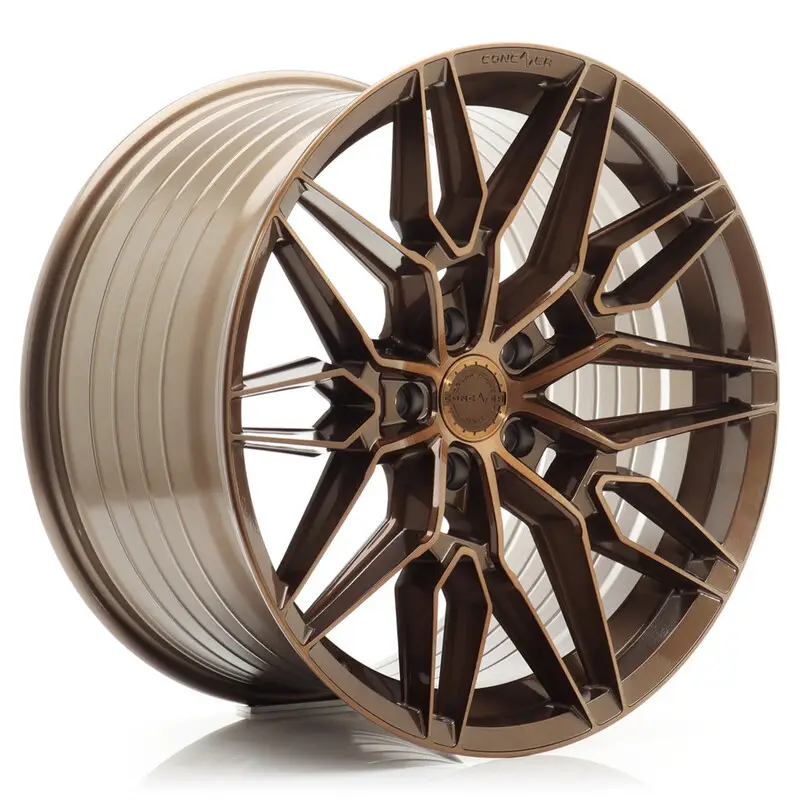 Concaver CVR6 22x9.5" (5 trous - sur mesure) ET0-35, Bronze Nouvel Arrivage