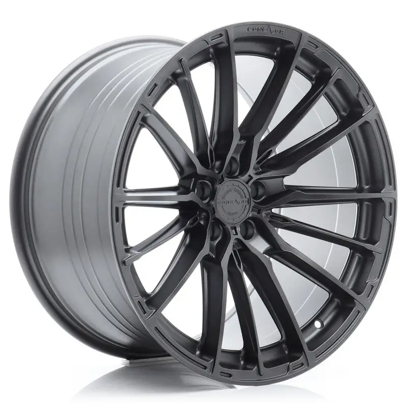 Meilleur Choix Concaver CVR7 20x10.5" (5 trous - sur mesure) ET15-45, Carbone Graphite