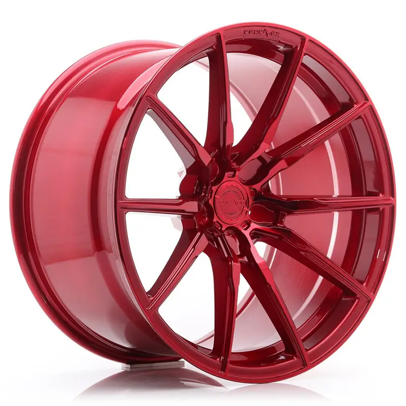 Meilleure Vente Concaver CVR4 20x9.5" (5 trous - sur mesure) ET22-44, Rouge Candy