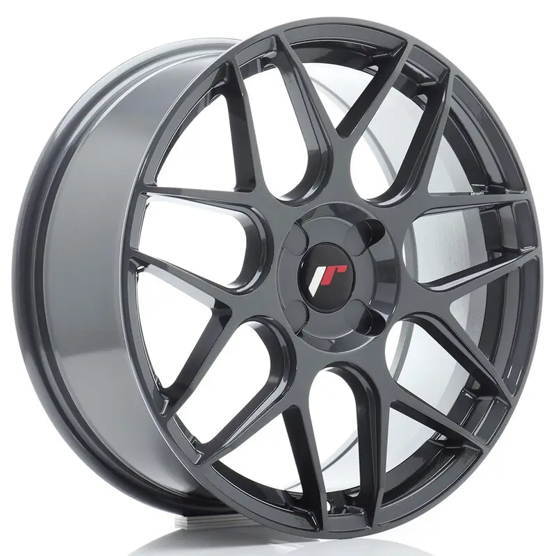 Réduction Japan Racing JR-18 18x7.5" (4 trous - sur mesure) ET20-40, Hyper Gray