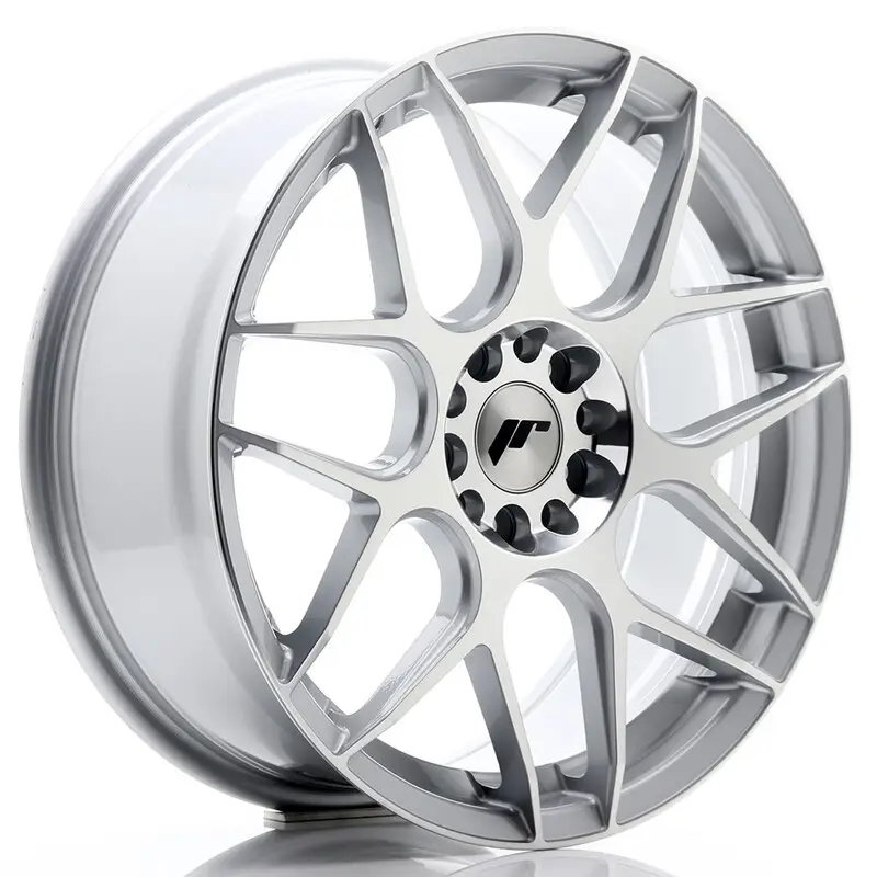 Japan Racing JR-18 18x7.5" 5x100/120 ET35, Gris Argenté Poli Meilleure Vente