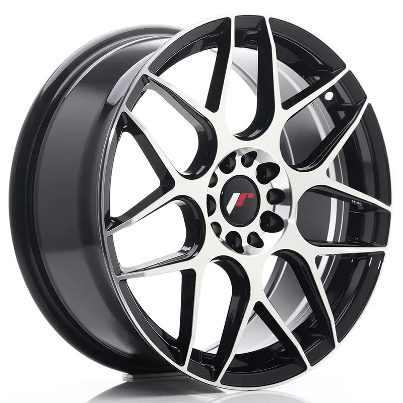 Japan Racing JR-18 18x7.5" 5x112/114.3 ET40, Noir Poli Paiement Sécurisé
