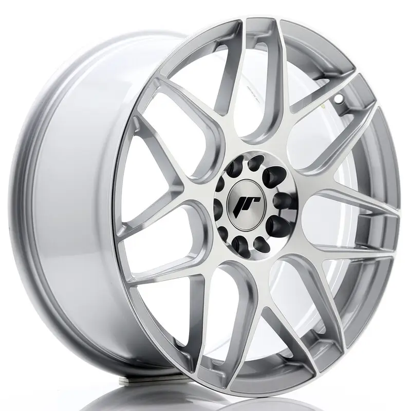 Prix Cassé Japan Racing JR-18 18x8.5" 5x100/120 ET35, Gris Argenté Poli