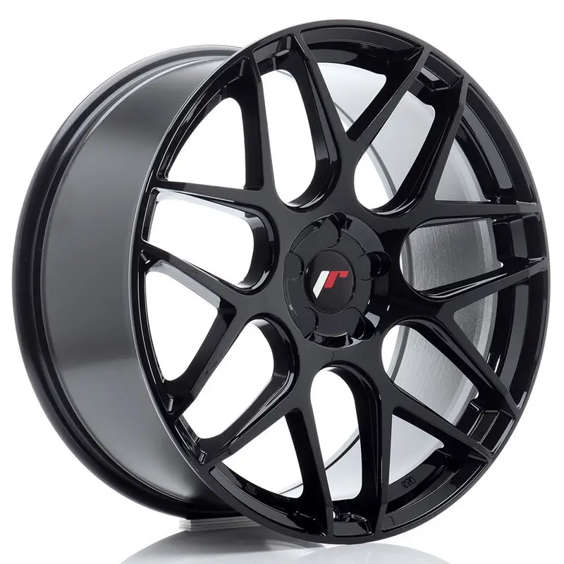 Japan Racing JR-18 Extreme Concave 20x9" (5 trous - sur mesure) ET20-40, Noir Brillant Pas Cher