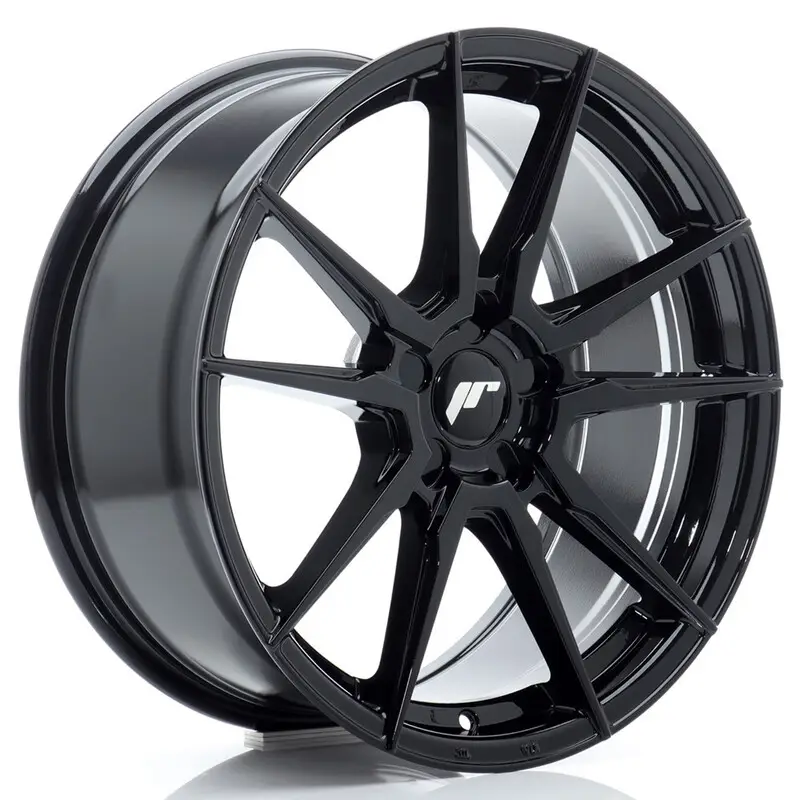 Japan Racing JR-21 18x8.5" (5 trous - sur mesure) ET20-45, Noir Brillant Offre Du Jour