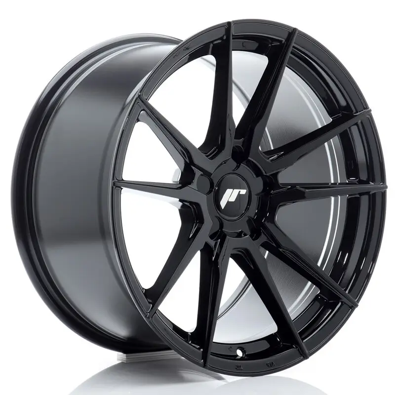 Seulement Aujourd’hui Japan Racing JR-21 Extreme Concave 18x9.5" (5 trous - sur mesure) ET20-40, Noir Brillant