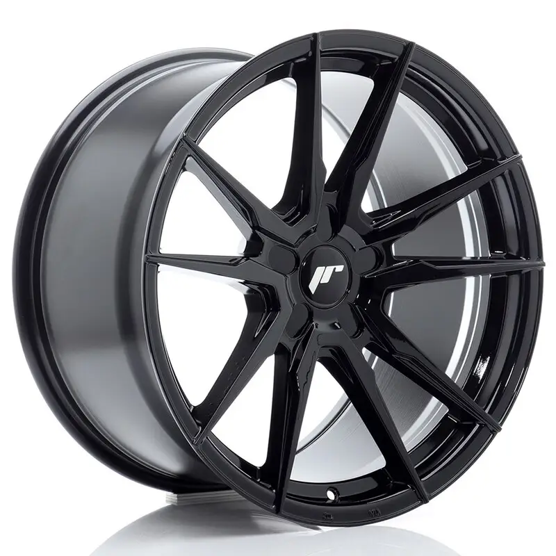 Dernier Modèle Japan Racing JR-21 Extreme Concave 19x9.5" (5 trous - sur mesure) ET20-45, Noir Brillant