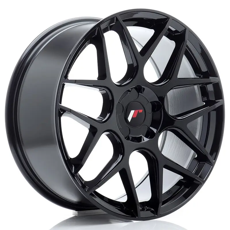 Meilleur Prix Japan Racing JR-18 19x8.5" (5 trous - sur mesure) ET20-45, Noir Brillant