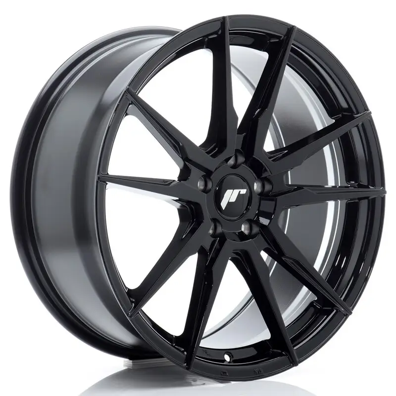 Japan Racing JR-21 19x8.5" 5x120 ET35, Noir Brillant Seulement Aujourd’hui