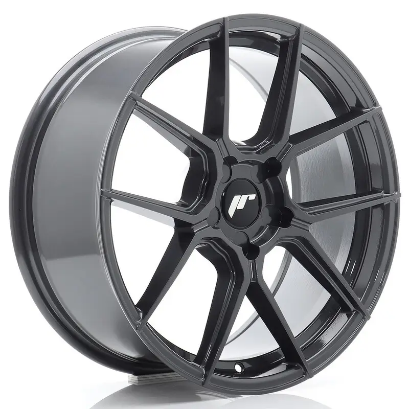 Paiement Sécurisé Japan Racing JR-30 18x8.5" (5 trous - sur mesure) ET20-45, Hyper Gray