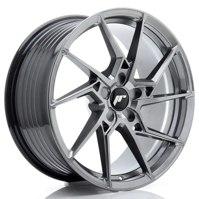 Japan Racing JR-33 19x8.5" (5 trous - sur mesure) ET20-45, Hyper Black Commande En Gros