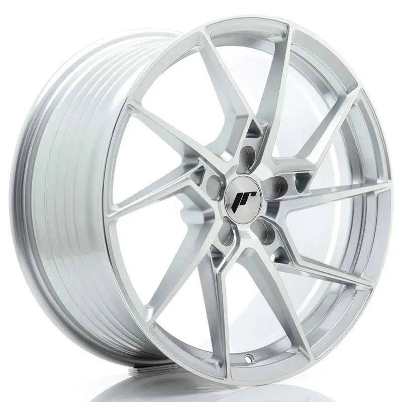 Produit De Marque Japan Racing JR-33 19x8.5" (5 trous - sur mesure) ET20-45, Gris Argenté