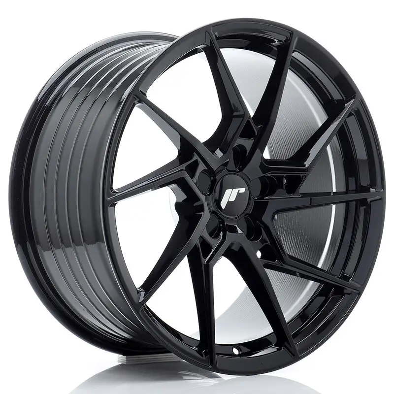 Japan Racing JR-33 Extreme Concave 19x9.5" (5 trous - sur mesure) ET20-45, Noir Brillant Nouvelle Collection