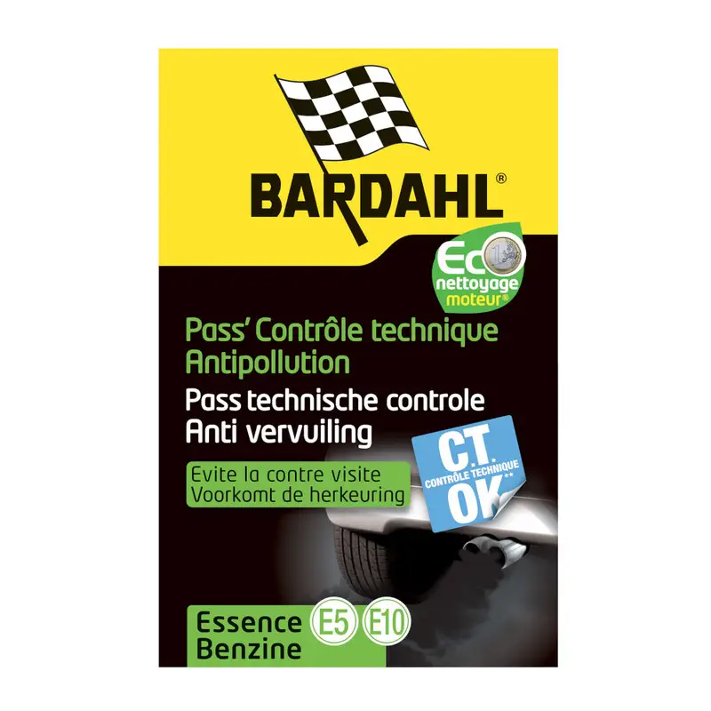 Pass CT Essence Bardahl (Nettoyant Injecteurs 500 ml + Stop Fumée 300 ml) Remise