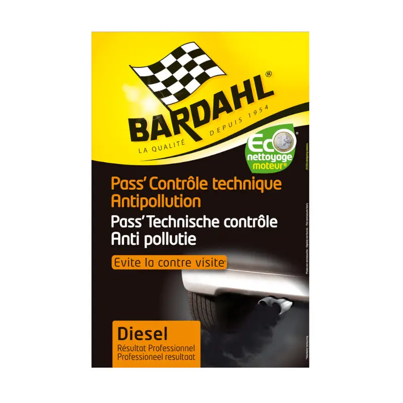 Pass CT Diesel Bardahl (Nettoyant Injecteurs 500 ml + Stop Fumée 300 ml) Seulement Aujourd’hui
