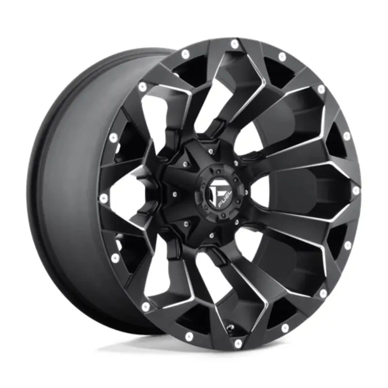 Fuel D546 Assault 17X9 5x139.7/150 ET-12, Noir Mat, Rebord Brillant Dernier Modèle