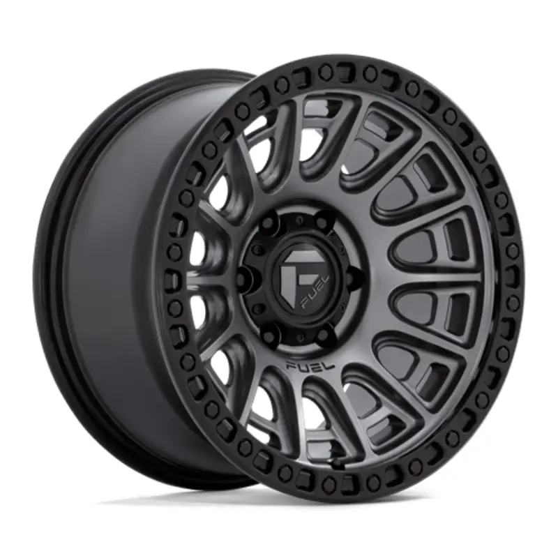 Dernière Chance Fuel D835 Cycle 17X8.5 5x127 ET30, Gunmetal Mat, Cerclage Noir
