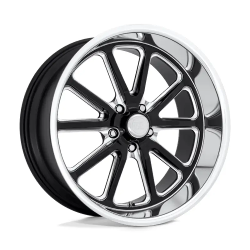 US Mag U117 Rambler 20X8 5x127 ET1, Noir Brillant, Branches Usinées Paiement Sécurisé