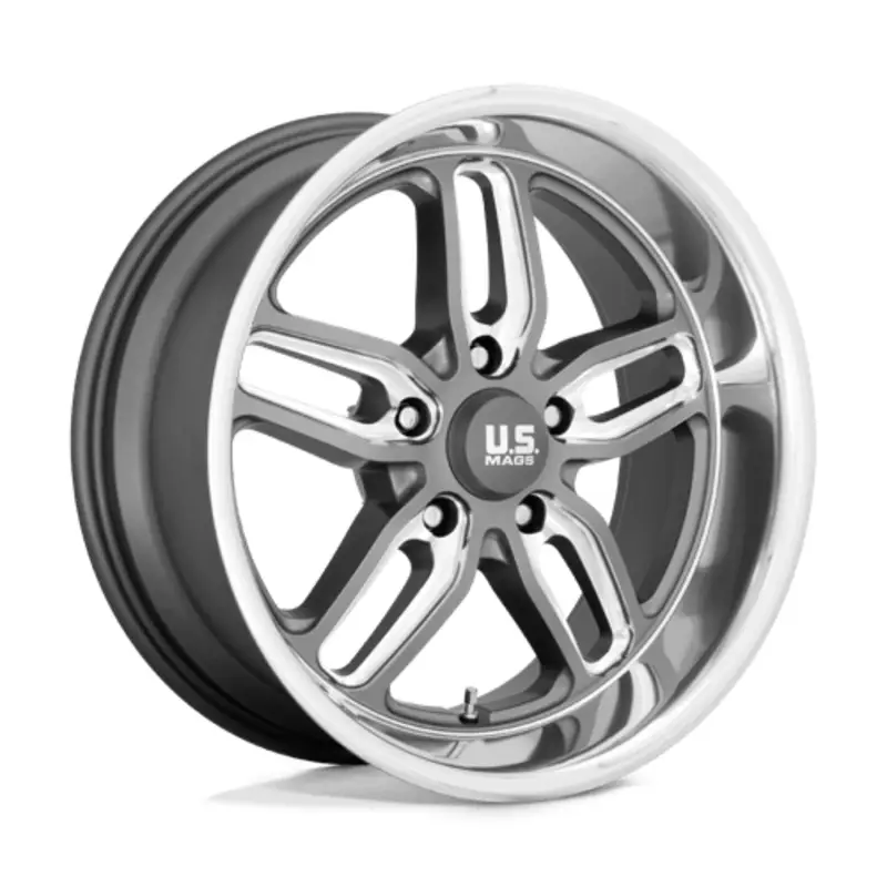 US Mag U129 CTen 18X8 5x120.65 ET1, Gunmetal Mat Usiné Commander Vite