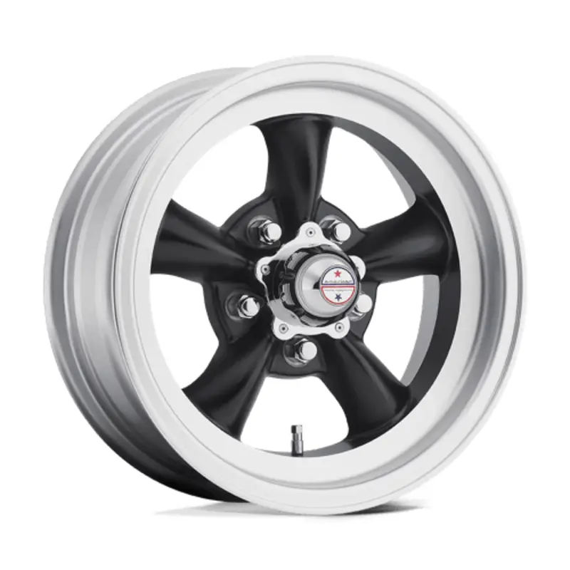 American Racing Vintage VN105 Torq Thrust D 14X6 5x120.65 ET-2, Gris Satiné, Rebord Poli Dernière Chance