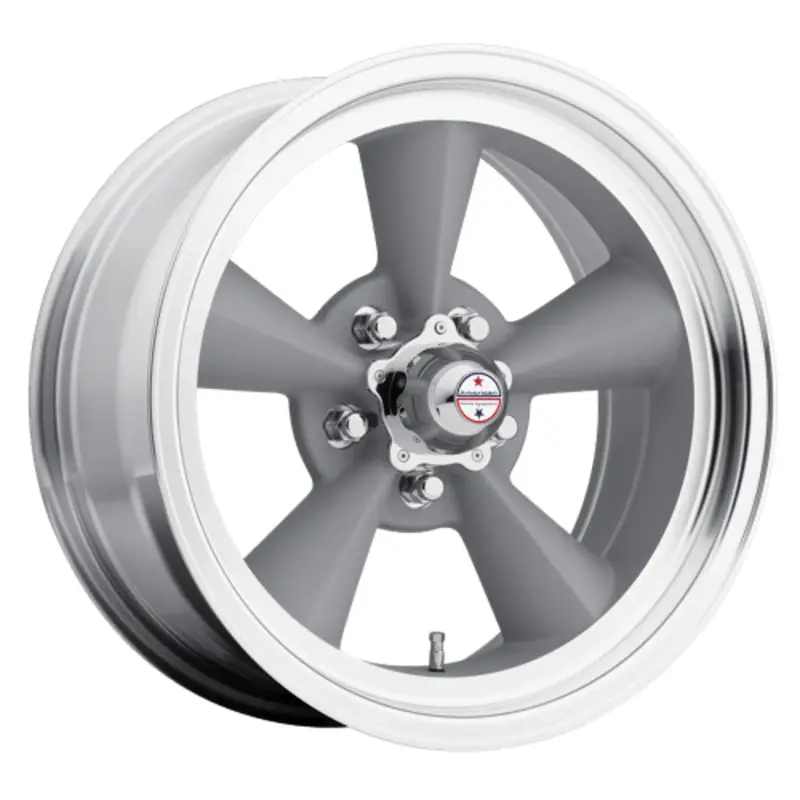 Promotion Saisonnière American Racing Vintage VN309 TT O 15X5 5x120.65 ET-13, Gris Vintage, Rebord Poli
