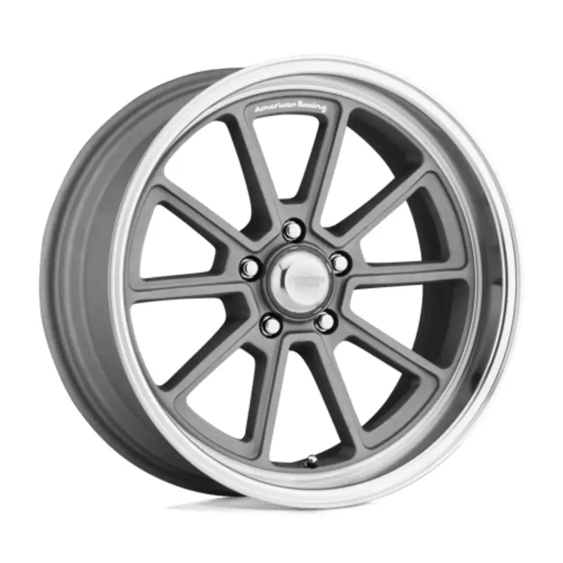 Pas Cher American Racing Vintage VN510 Draft 20X8.5 5x127 ET6, Gris Vintage, Rebord Diamant