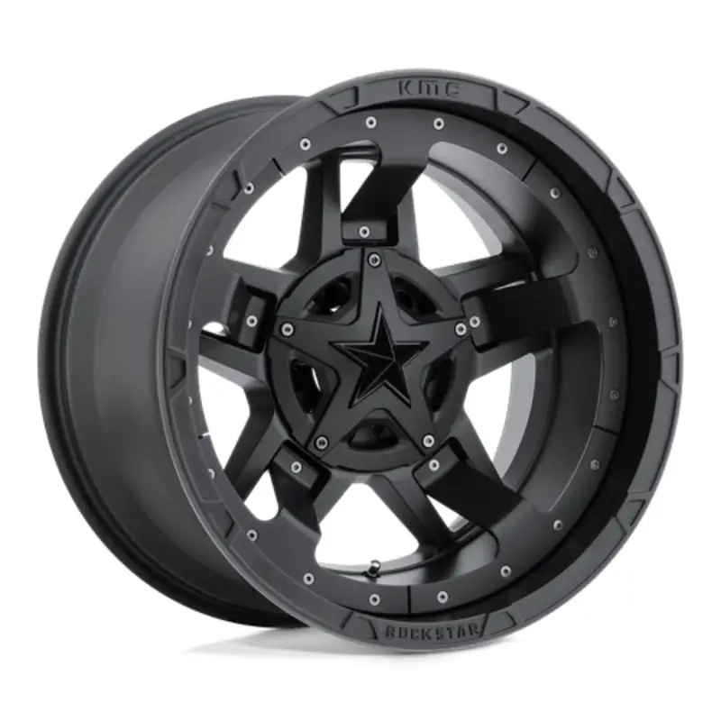 XD XD827 Rockstar III 20X10 5x127/139.7 ET-24, Noir Mat Livraison Express