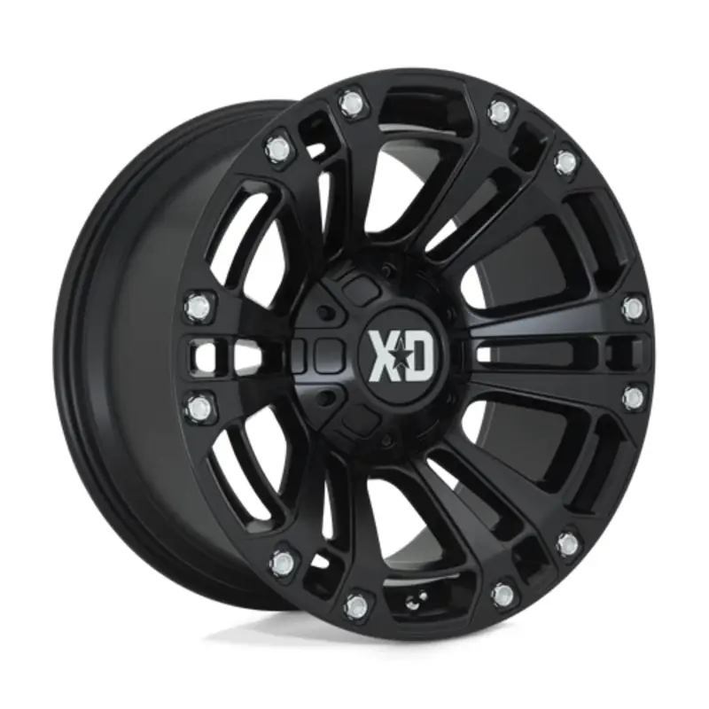 Commande En Gros XD XD851 Monster 3 20x9" 5x127/139.7 ET18, Noir Satiné