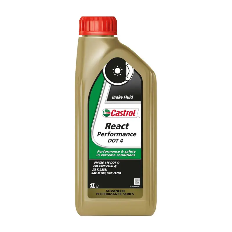 Liquide de Freins Castrol React Performance DOT 4 (1L) Jusqu’à Épuisement Des Stocks