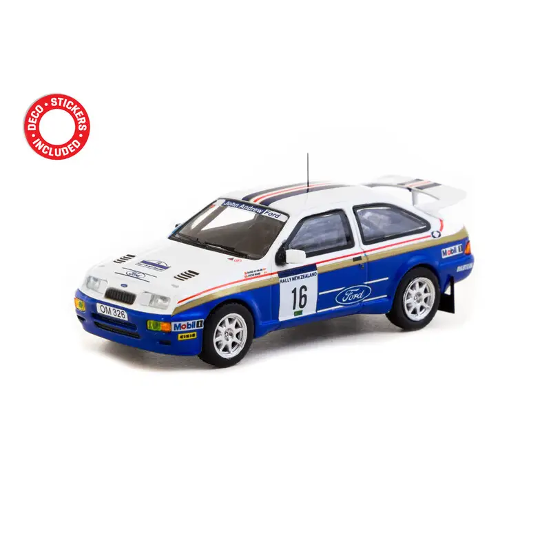 Tarmac Works 1/64 - Ford Sierra RS Cosworth | Rallye de Nouvelle-Zélande 1989 Must-Have