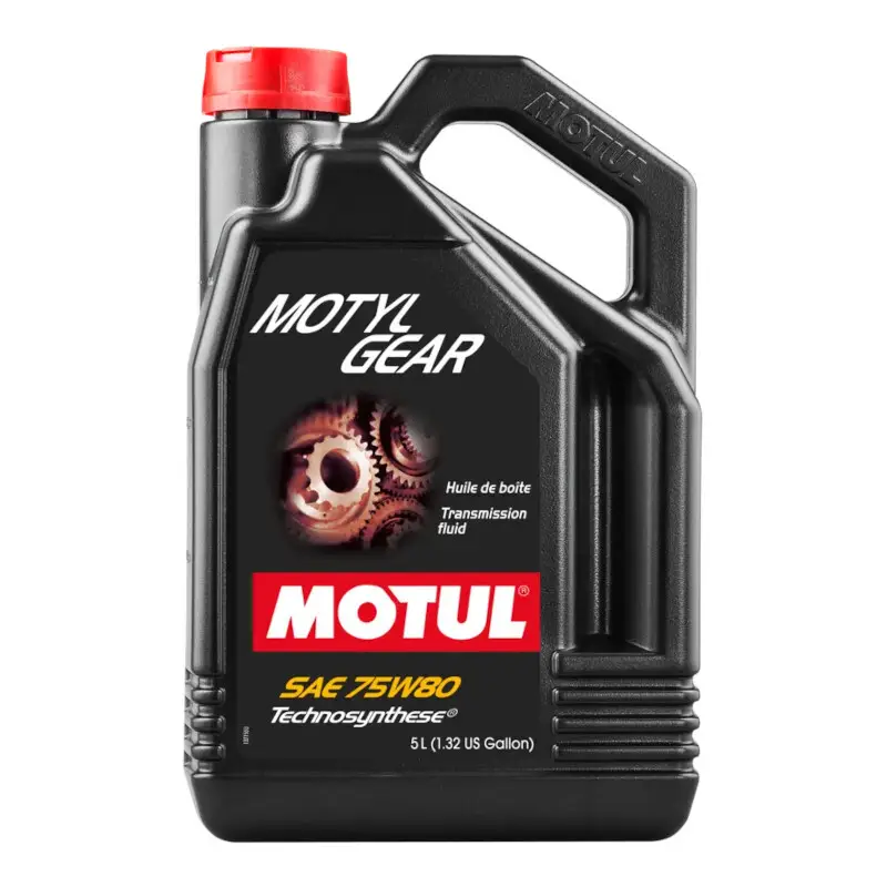 Huile de Boîte et Pont Motul Motylgear 75W80 (5L) PSA, Renault, VAG Meilleure Vente