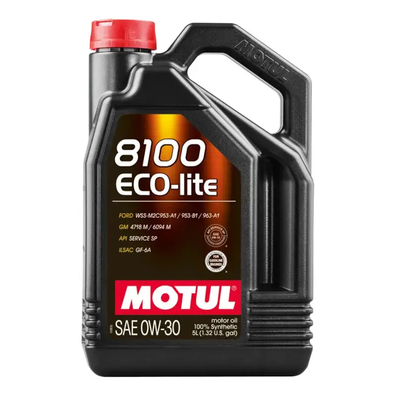 5L Huile Motul 0W30 8100 Eco-Lite (Ford, GM, Honda, Hyundai...) Usine Directe