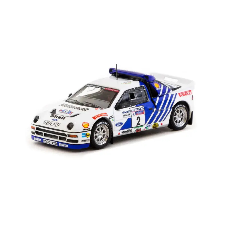Tarmac Works 1/64 - Ford RS200, Lombard RAC Rally 1986, Stig Blomqvist / Bruno Berglund Pas Cher