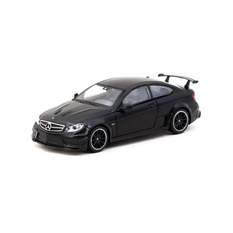 Bon Plan Tarmac Works 1/64 - Mercedes-Benz C 63 AMG Coupé Black Series, Noir Mat