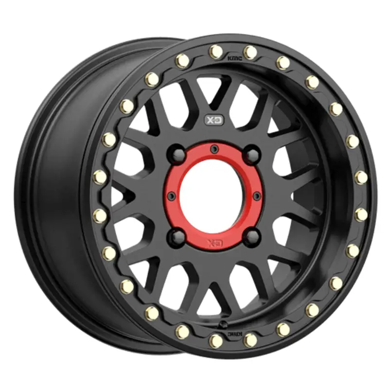 Offre Spéciale XD Powersports XS235 Grenade Beadlock 15x6" 4x137 ET38, Noir Satiné