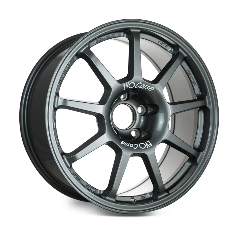 Dernier Modèle Evo Corse Z.A.R. 18x8" 5x114.3 ET28, Anthracite (Mitsubishi / Toyota)