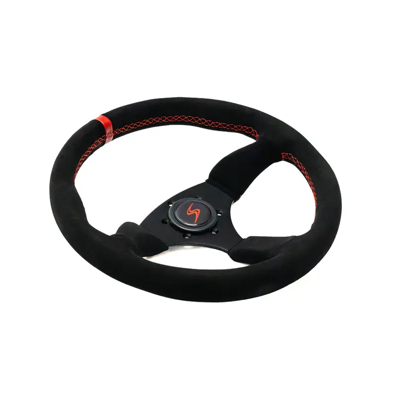 Commander Vite Volant DriftShop Tulipé (60 mm), Edition Spéciale "Suzuka", Cuir Retourné