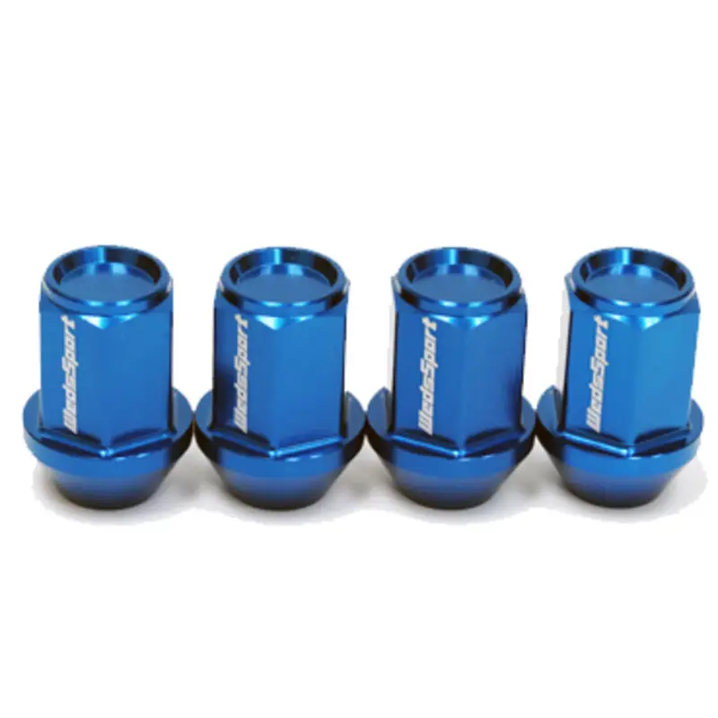Prix Réduit Ecrous WedsSport Bleus en Aluminium Forgé M12x1.25 (Pack de 4)