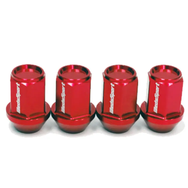 Seulement Aujourd’hui Ecrous WedsSport Rouges en Aluminium Forgé M12x1.25 (Pack de 4)