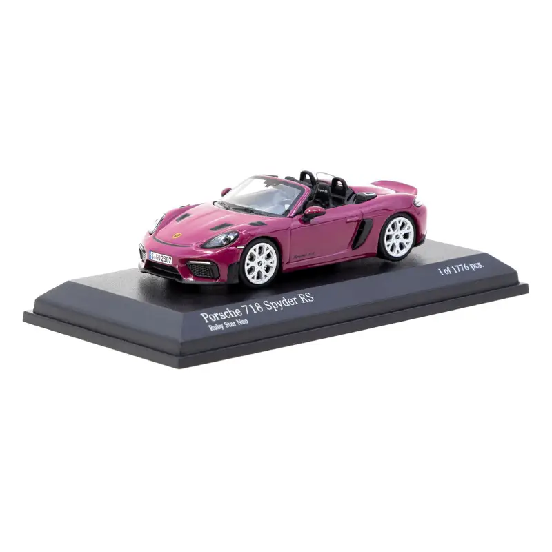 Expédition Rapide Tarmac Works 1/64 - Porsche 718 Spyder RS Ruby Star Neo