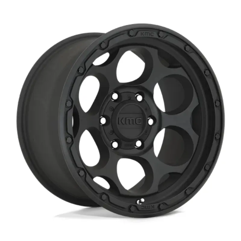 Haute Qualité KMC KM541 Dirty Harry 17X8.5 6x139.7 ET18, Noir Texturé