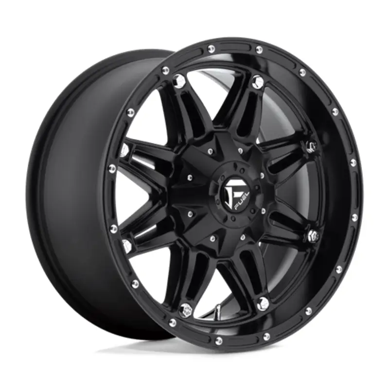 Fuel D531 Hostage 17X9 5x127/135 ET-12, Noir Mat Usine Directe