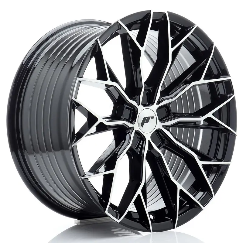 Commander Maintenant Japan Racing JR-49 19x9.5" (5 trous - sur mesure) ET20-45, Noir / Poli
